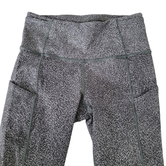 Lululemon Fast & Free Crop II Nulux Leggings 19" Inseam Starlight Black - Picture 6 of 9